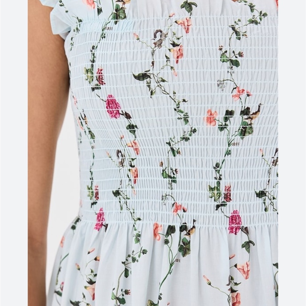 Hill House Ellie Nap Dress Pond Floral XS